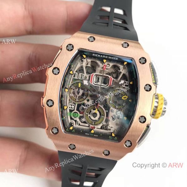 KV Factory Swiss Richard Mille RM 11-03 Flyback 7750 Watch Skeleton Dial Black Rubber KV Factory Swiss Richard Mille RM 11-03 Flyback 7750 Watch Skeleton Dial Black Rubber