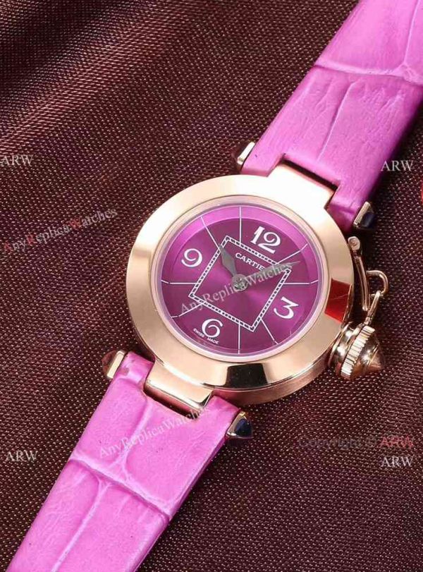 Knock off Cartier Pasha Ladies 28MM Watch Rose Gold Pink Version Knock off Cartier Pasha Ladies 28MM Watch Rose Gold Pink Version