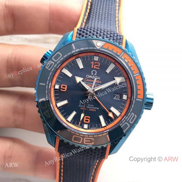 Knock off Omega Seamaster Deep GMT Oramge Black Watch 8906 Swiss Grade Knock off Omega Seamaster Deep GMT Oramge Black Watch 8906 Swiss Grade