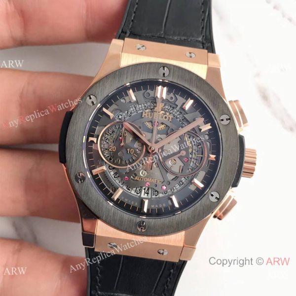 Swiss Grade 7750 Replica Hublot Big Bang Rose Gold 44mm Watch Swiss Grade 7750 Replica Hublot Big Bang Rose Gold 44mm Watch