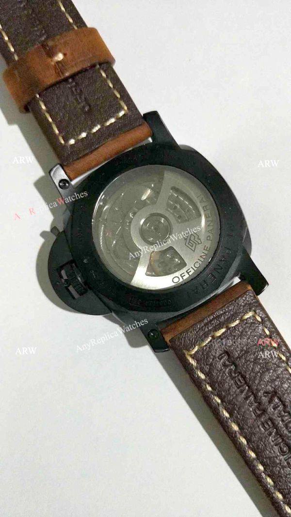 Copy Panerai PAM 441 Luminor GMT Ceramica Watch Black Case Copy Panerai PAM 441 Luminor GMT Ceramica Watch Black Case
