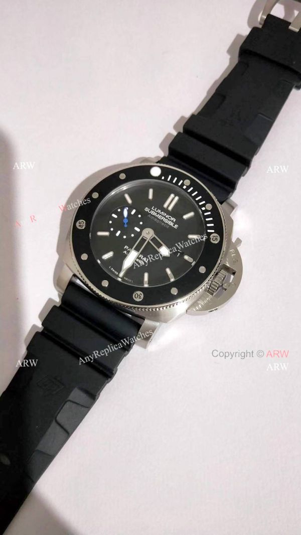Copy Panerai Luminor Submersible Black Bezel Watch PAM1389 Copy Panerai Luminor Submersible Black Bezel Watch PAM1389