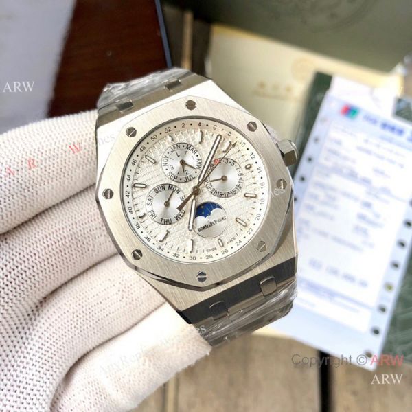 Audemars Piguet Royal Oak Perpetual Calendar Watches Stainless Steel Gray Dial Audemars Piguet Royal Oak Perpetual Calendar Watches Stainless Steel Gray Dial