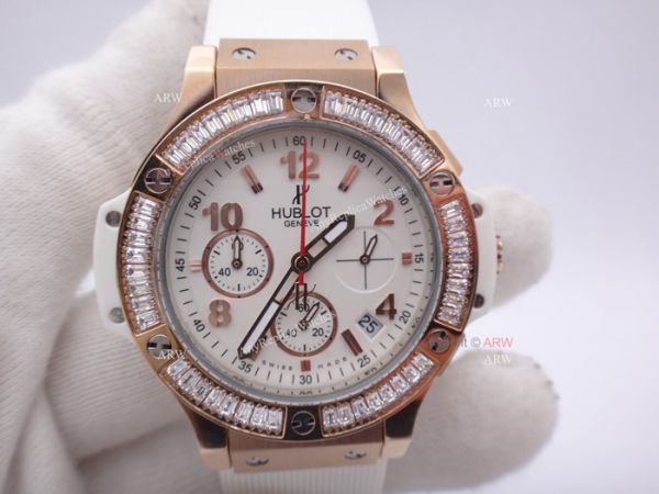 Hublot Geneve Big Bang Replica Watches w Diamond Bezel 41mm For Sale Hublot Geneve Big Bang Replica Watches w Diamond Bezel 41mm For Sale