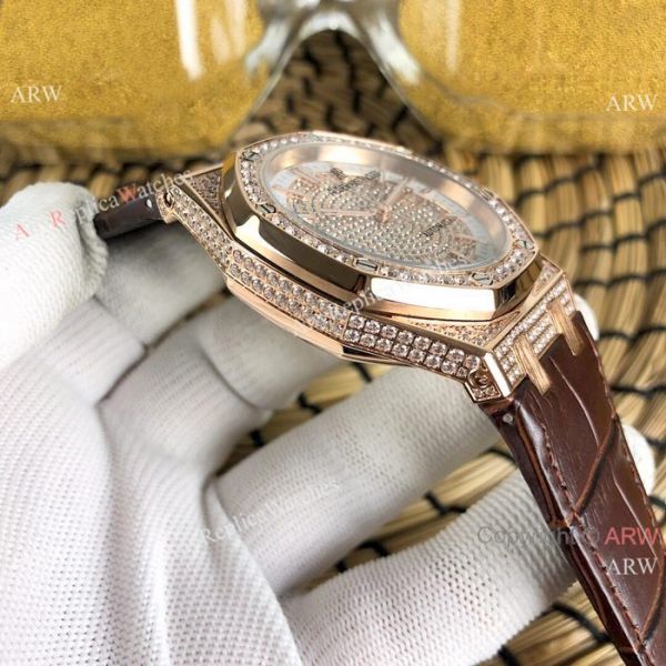 2019 Replica Audemars Piguet Royal Oak Rose Gold Diamond Watch 2019 Replica Audemars Piguet Royal Oak Rose Gold Diamond Watch
