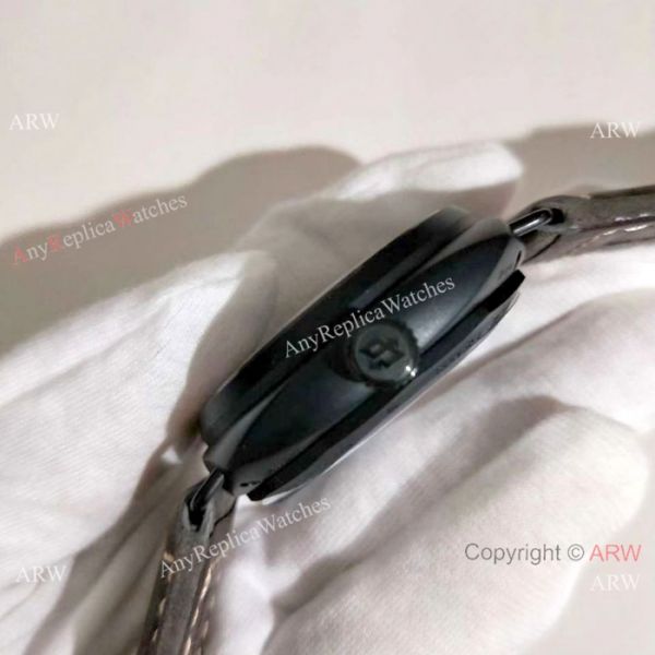 Copy Radiomir Panerai Black Case Gray Leather Band Watch PAM643 Copy Radiomir Panerai Black Case Gray Leather Band Watch PAM643
