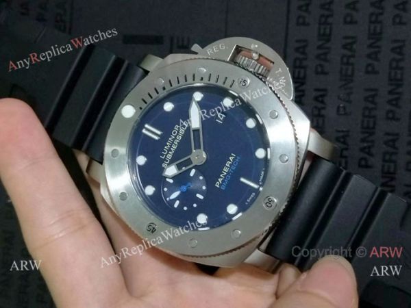 Knockoff Panerai Submersible BMG-TECH Watch SS Blue Dial Knockoff Panerai Submersible BMG-TECH Watch SS Blue Dial