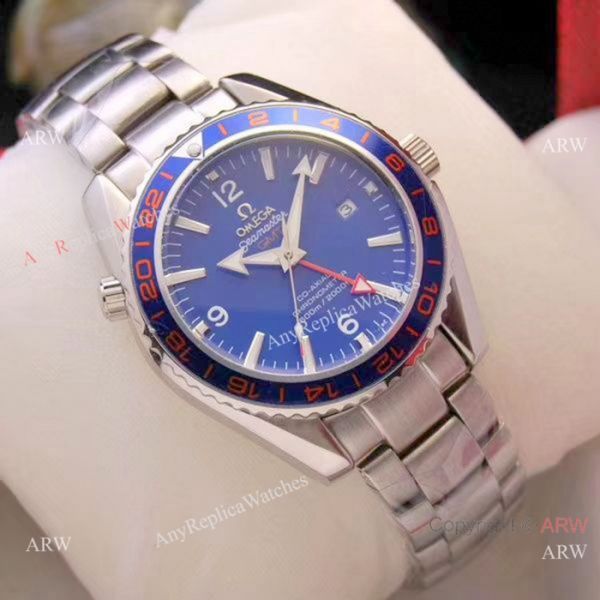 Copy Omega Seamaster Planet Ocean GMT 45mm Watches Orange Bezel Copy Omega Seamaster Planet Ocean GMT 45mm Watches Orange Bezel