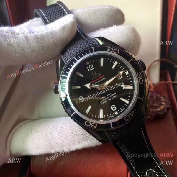 Seamaster Planet Ocean Omega Watch White Face Black Case Orange Bezel Seamaster Planet Ocean Omega Watch White Face Black Case Orange Bezel