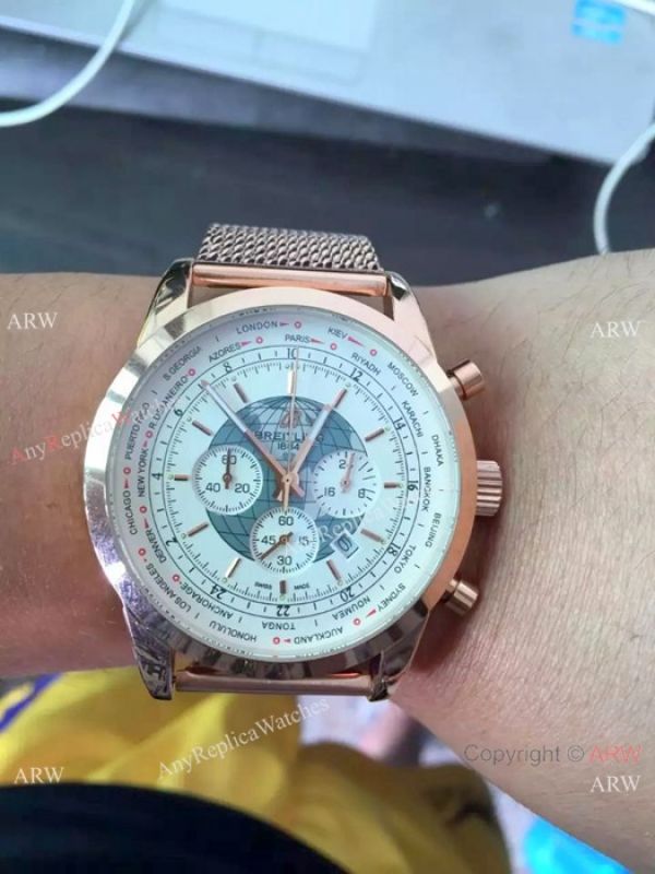 Copy Breitling Transocean Unitime B05 Rose Gold Watch 46 mm Copy Breitling Transocean Unitime B05 Rose Gold Watch 46 mm
