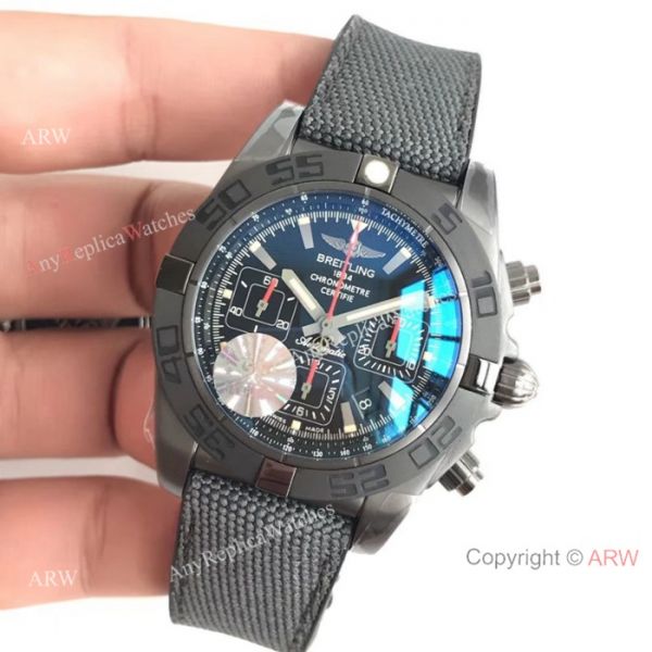 Replica Breitling Chronomat B01 Swiss 7750 Watch All Black Replica Breitling Chronomat B01 Swiss 7750 Watch All Black
