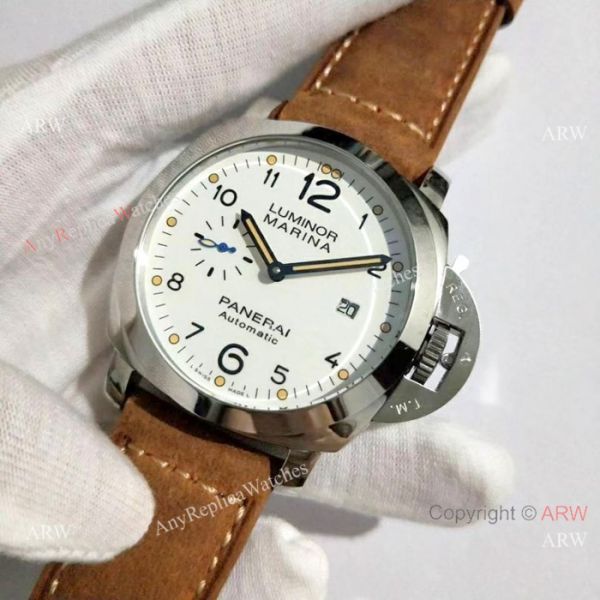 Luminor Marina Panerai White Dial Brown Leather Strap Watch Pam1499 Luminor Marina Panerai White Dial Brown Leather Strap Watch Pam1499