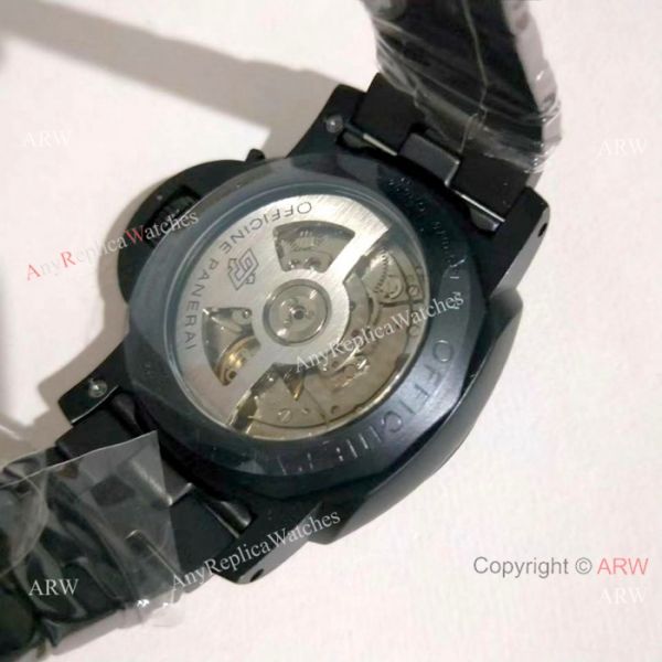 Solid Black Luminor GMT Panerai Bracelet PAM 438 Solid Black Luminor GMT Panerai Bracelet PAM 438