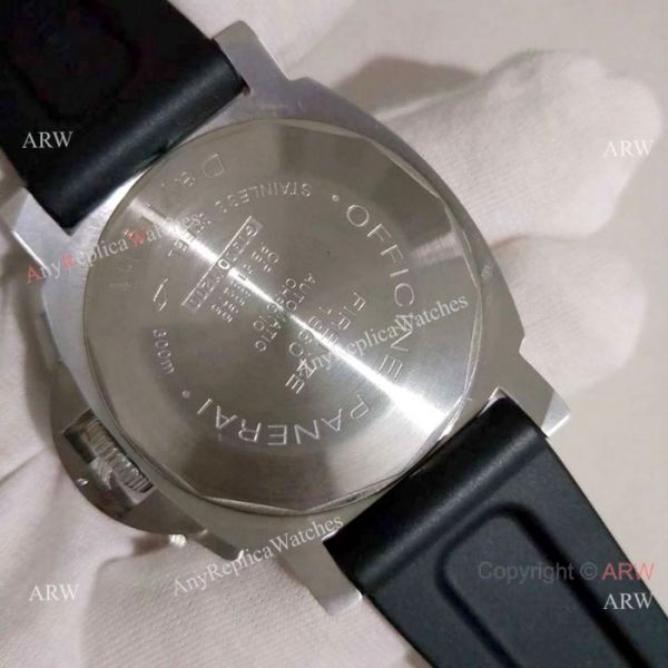 Copy Officine Panerai Firenze 1860 Quartz Watch SS Black Rubber Strap Copy Officine Panerai Firenze 1860 Quartz Watch SS Black Rubber Strap