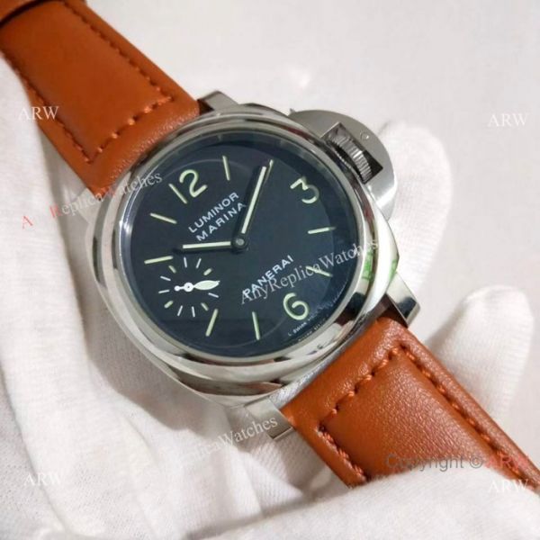 Fake Panerai Luminor Marina SS Brown Leather Strap Watch PAM 111 Fake Panerai Luminor Marina SS Brown Leather Strap Watch PAM 111