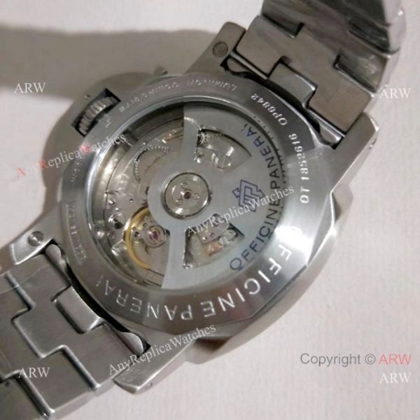 Panerai Luminor Marina Stainless Steel Orange Markers Watch PAM 1312 Panerai Luminor Marina Stainless Steel Orange Markers Watch PAM 1312