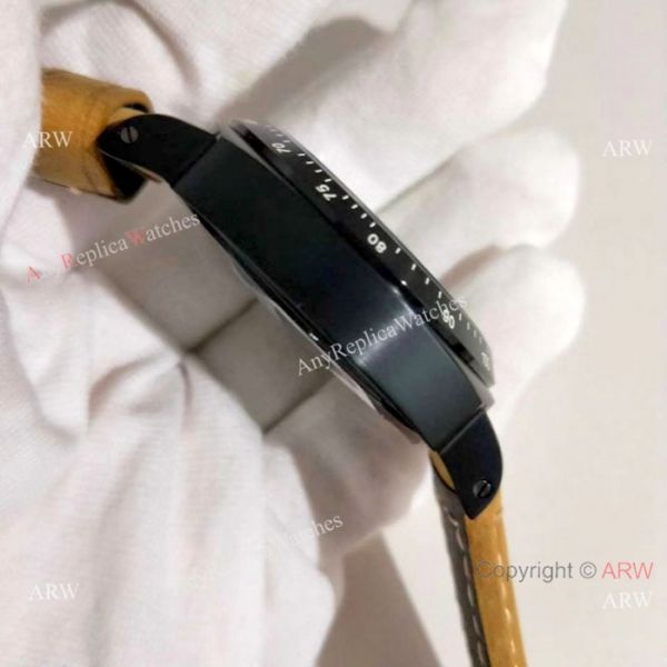 Panerai Luminor Flyback Chronograph Copy Watch Black Case Panerai Luminor Flyback Chronograph Copy Watch Black Case