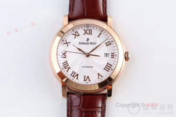 Swiss Grade Audemars Piguet Jules Audemars 3120 Watches Rose Gold Roman Dial Swiss Grade Audemars Piguet Jules Audemars 3120 Watches Rose Gold Roman Dial