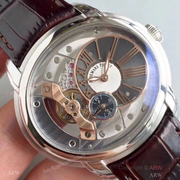 Swiss Replica Audemars Piguet Royal Millenary Cal.4101 SS Skeleton Dial Watch Swiss Replica Audemars Piguet Royal Millenary Cal.4101 SS Skeleton Dial Watch
