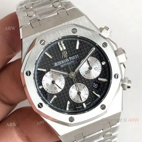 Swiss 7750 Royal Oak Audemars Piguet Replica Watch Stainless Steel Black Dial Swiss 7750 Royal Oak Audemars Piguet Replica Watch Stainless Steel Black Dial