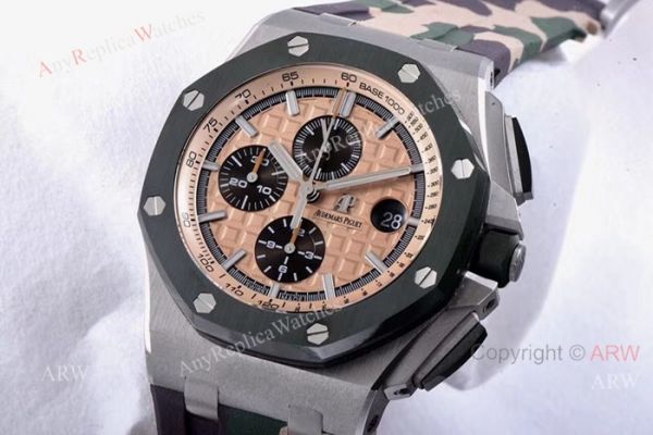 JF Copy Audemars Piguet Royal Oak Offshore 26400 CAL.3126 44mm Camouflage Watch JF Copy Audemars Piguet Royal Oak Offshore 26400 CAL.3126 44mm Camouflage Watch