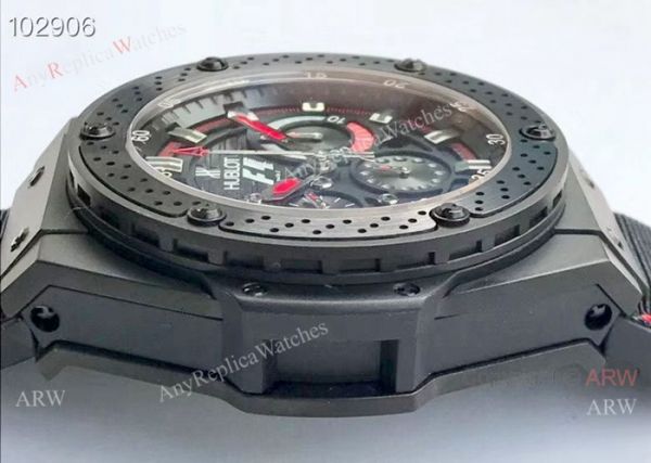 Swiss 7750 Replica Hublot F1 Replica King Power Black Case Watch Sapphire Crystal Swiss 7750 Replica Hublot F1 Replica King Power Black Case Watch Sapphire Crystal