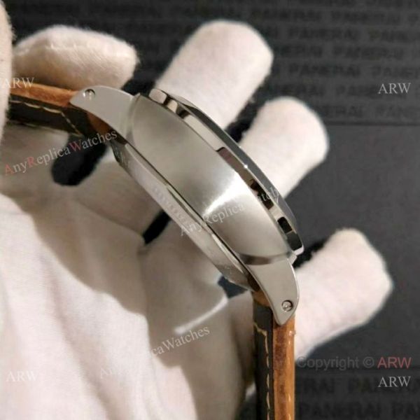 Copy Panerai Luminor GMT SS Brown Leather Strap Watch Pam578 Copy Panerai Luminor GMT SS Brown Leather Strap Watch Pam578