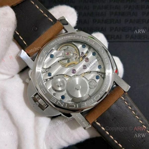 New Copy Panerai LUMINOR MARINA SS Brown Leather Strap Watch PAM422 New Copy Panerai LUMINOR MARINA SS Brown Leather Strap Watch PAM422