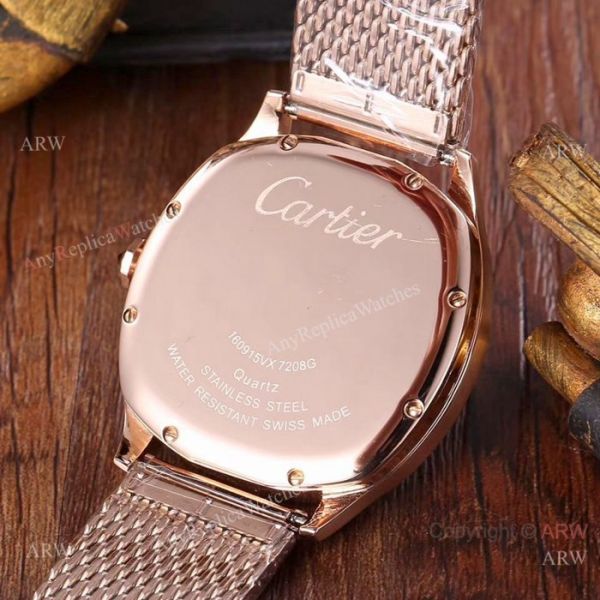 Fake Cartier Drive De Lovers Watch Rose Gold Black Dial Fake Cartier Drive De Lovers Watch Rose Gold Black Dial