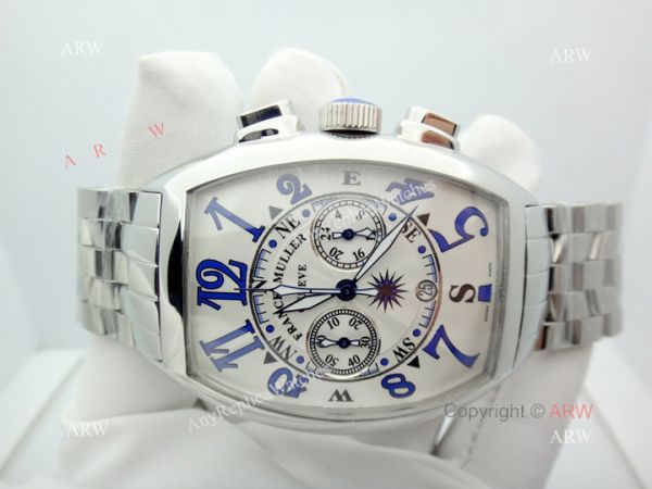 New Replica Franck Muller Cintree Curvex Stainless Steel Chronograph watch New Replica Franck Muller Cintree Curvex Stainless Steel Chronograph watch
