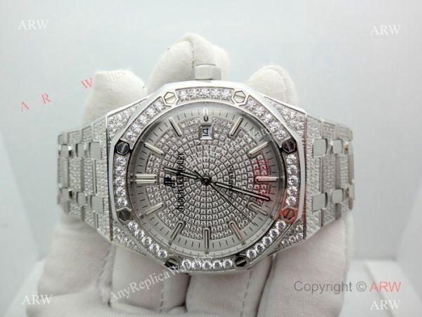 2019 Replica Audemars Piguet Ice Royal Oak Automatic Watch 41mm 2019 Replica Audemars Piguet Ice Royal Oak Automatic Watch 41mm