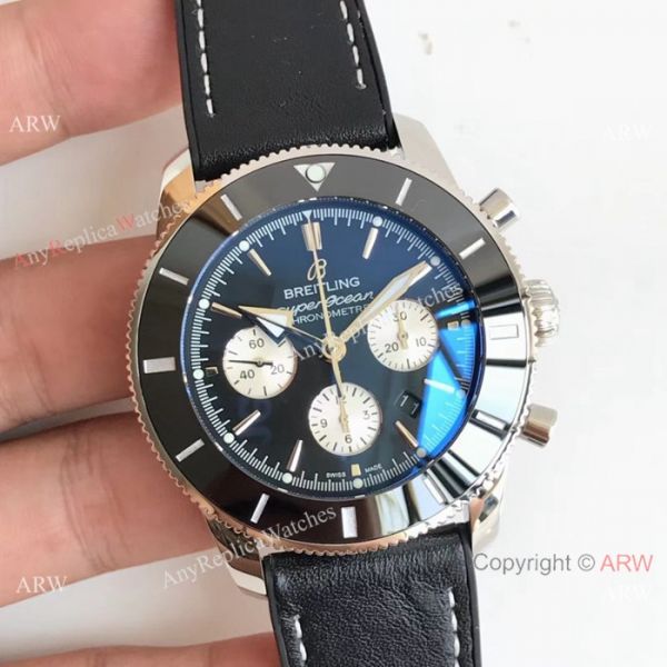 Replica Breitling Superocean Heritage II B01 7750 Watch Black Face Replica Breitling Superocean Heritage II B01 7750 Watch Black Face