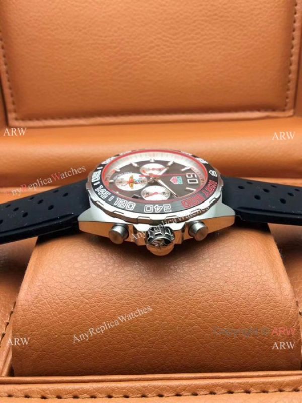 Copy Tag Heuer F1 Formula 1 Indy 500 Chronograph Watches Black Rubber Strap Copy Tag Heuer F1 Formula 1 Indy 500 Chronograph Watches Black Rubber Strap