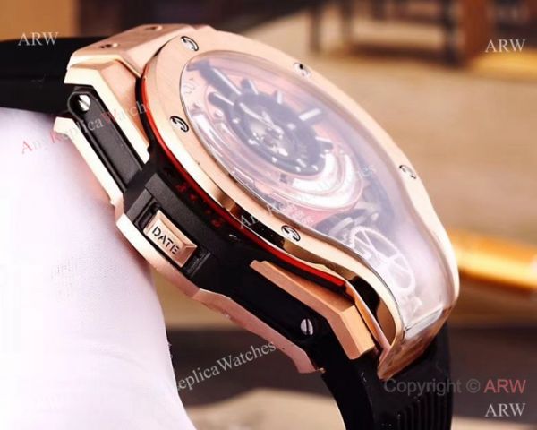 Swiss quality Copy Hublot MP-09 Tourbillon Bi-Axis Rose Gold Watch Swiss quality Copy Hublot MP-09 Tourbillon Bi-Axis Rose Gold Watch