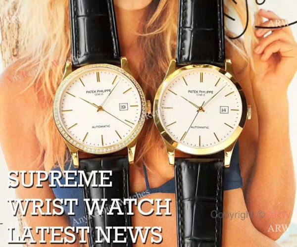 Patek Philippe Automatic Calatrava Watches Gold Case Patek Philippe Automatic Calatrava Watches Gold Case