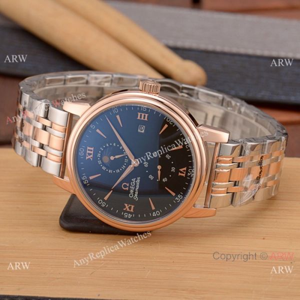 Replica Omega Seamaster Moonphase Two Tone Rose Gold Strap 40 mm Watch Replica Omega Seamaster Moonphase Two Tone Rose Gold Strap 40 mm Watch