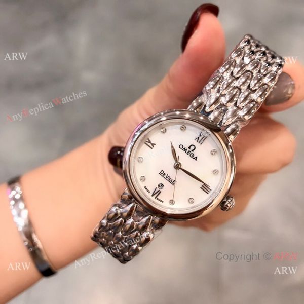 Replica Omega De Ville Dewdrop ladies Watch Stainless Steel Replica Omega De Ville Dewdrop ladies Watch Stainless Steel