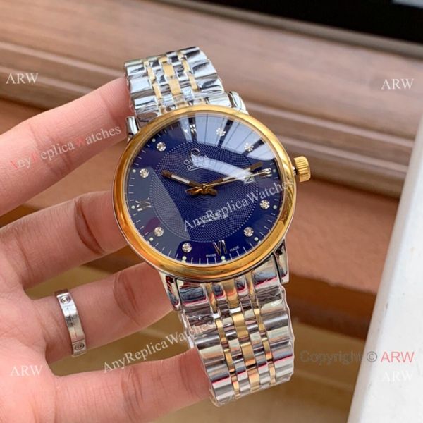 New Style Omega DeVille Automatic Watches Two Tone White Face New Style Omega DeVille Automatic Watches Two Tone White Face