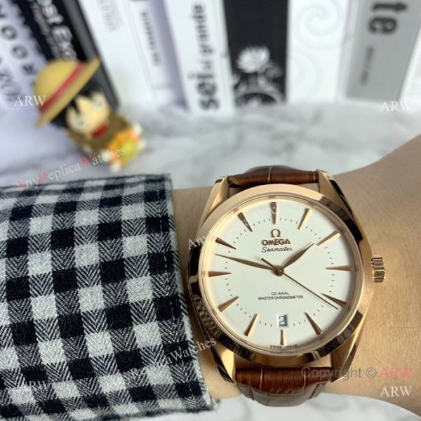 Fake Omega Seamaster Aqua Terra Omega Watch White Face 40mm Fake Omega Seamaster Aqua Terra Omega Watch White Face 40mm