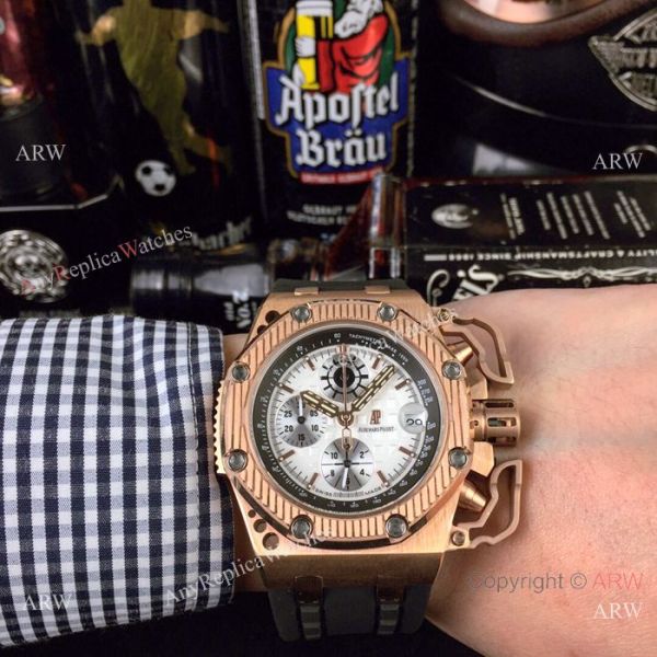 Replica Audemar Piguet Survivor Chronograph Watch Rose Gold Case Replica Audemar Piguet Survivor Chronograph Watch Rose Gold Case