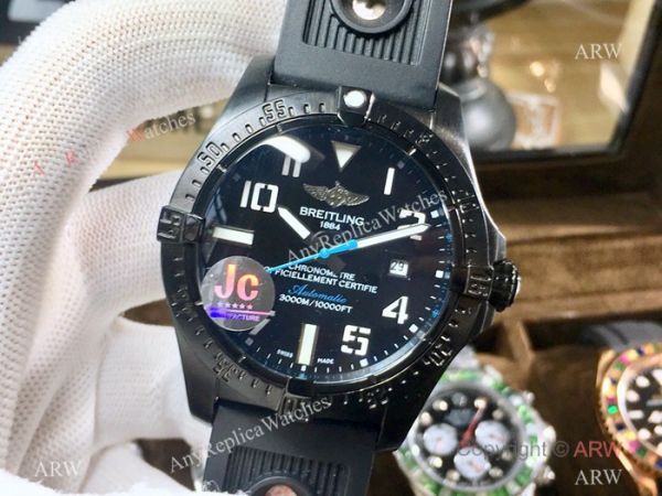 Swiss Quality Copy Breitling Avenger II Seawolf All Black Watches Swiss Quality Copy Breitling Avenger II Seawolf All Black Watches