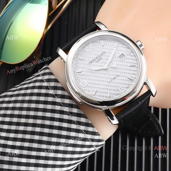 New Style Patek Philippe Calatrava Gray Dial Rose Gold Watches New Style Patek Philippe Calatrava Gray Dial Rose Gold Watches