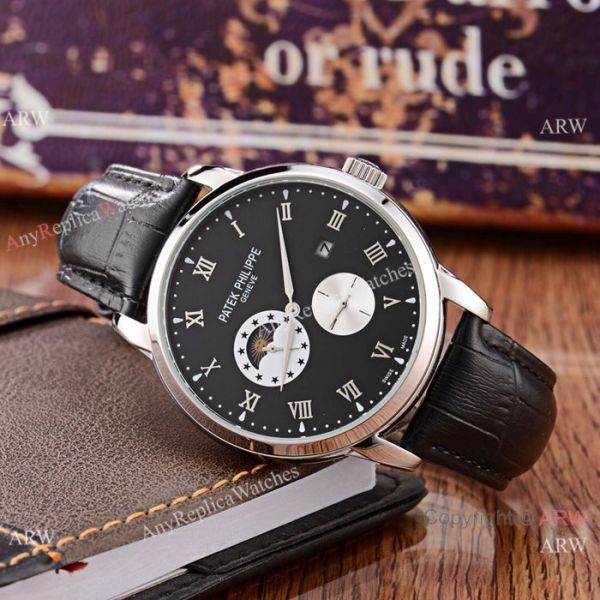 Clone Patek Philippe Calatrava moon phase Watches Automatic Movement Clone Patek Philippe Calatrava moon phase Watches Automatic Movement