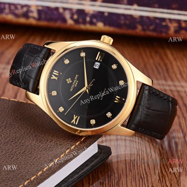 Copy Patek Philippe Calatrava White Face Rose Gold Men Watch Low Price Copy Patek Philippe Calatrava White Face Rose Gold Men Watch Low Price