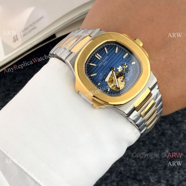High End Patek Philippe Nautilus White Face Tourbillon Copy Watch For Men High End Patek Philippe Nautilus White Face Tourbillon Copy Watch For Men