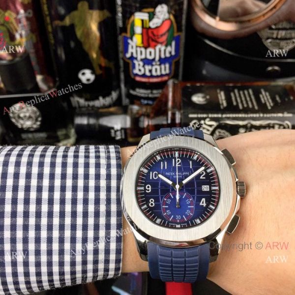 Japan grade Patek Philippe Aquanaut Chronograph Watch SS Silver Dial Japan grade Patek Philippe Aquanaut Chronograph Watch SS Silver Dial
