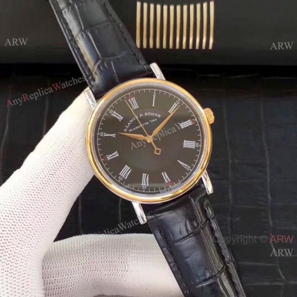 Copy A.Lange Sohne Black Dial Men Watches Swiss Quality Copy A.Lange Sohne Black Dial Men Watches Swiss Quality