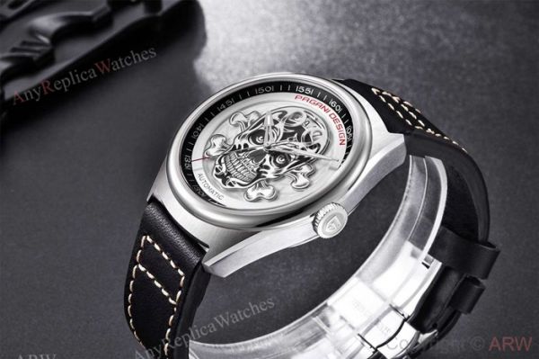 Fake Pagani Design Stainless Steel Skeleton Skull Dial Mens Watch Fake Pagani Design Stainless Steel Skeleton Skull Dial Mens Watch