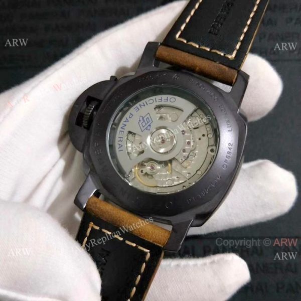 Fake Luminor Panerai GMT Ceramica Black Steel watch PAM0441 Fake Luminor Panerai GMT Ceramica Black Steel watch PAM0441
