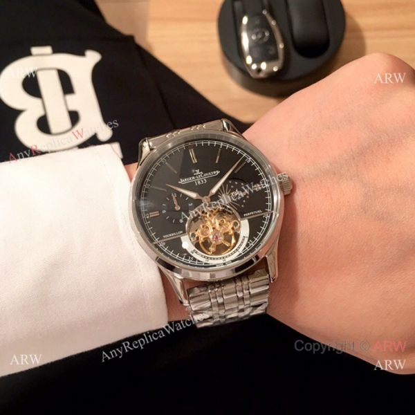 Jaeger-LeCoultre Master Complications Tourbillon Watch Replica 2-Tone Rose Gold Jaeger-LeCoultre Master Complications Tourbillon Watch Replica 2-Tone Rose Gold